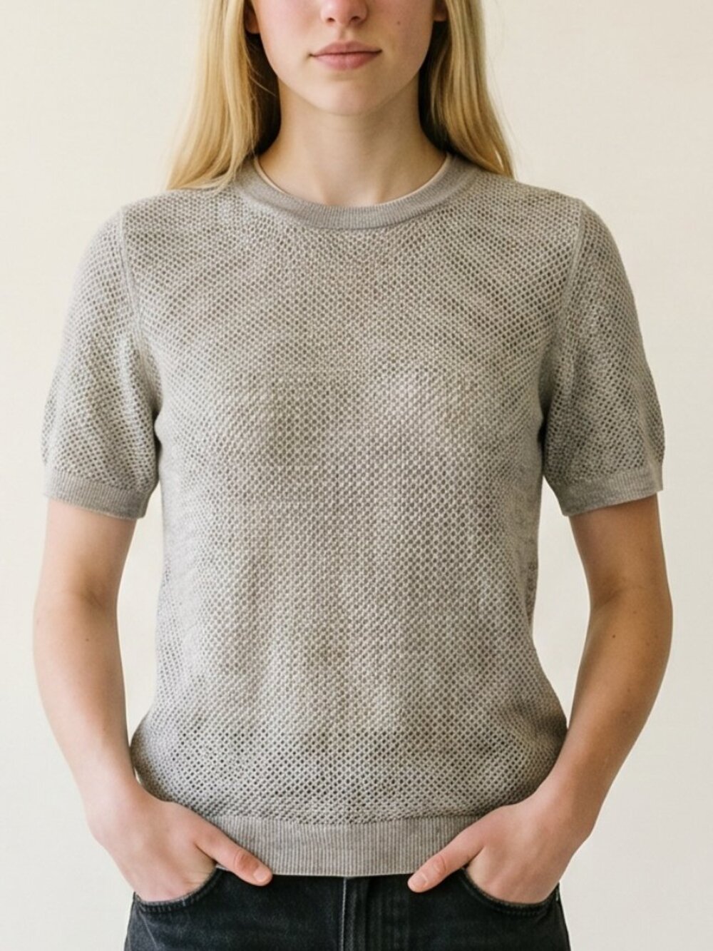 Banana Republic Women's Heather Gray Sweater